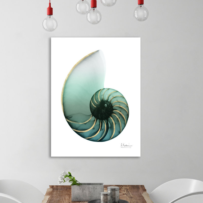 Shimmering Snail 4 - Wrapped Canvas Print, 122cm H x 91cm W x 4cm D