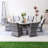 Round Outdoor Dining Set With Cushions-1902182193-1902182192