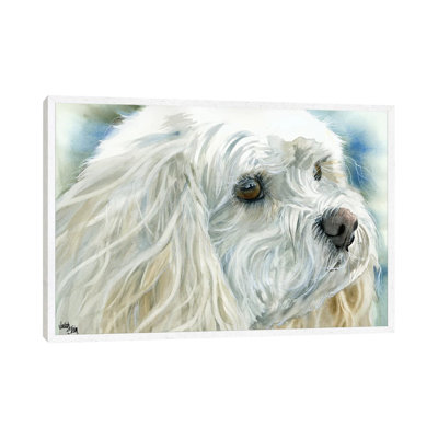 Perfect Pet - Cavachon Dog by Judith Stein - Painting on Canvas