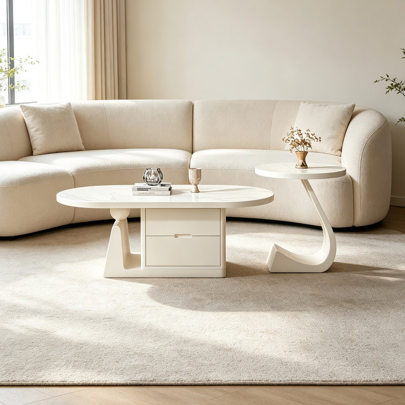 Frailey, 15.74" H x 39.37" W x 19.68" D, Gris / crème