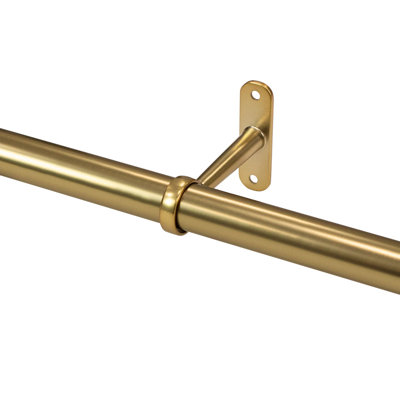 Tringle à rideau à vis décorative 7/8 po de diamètre