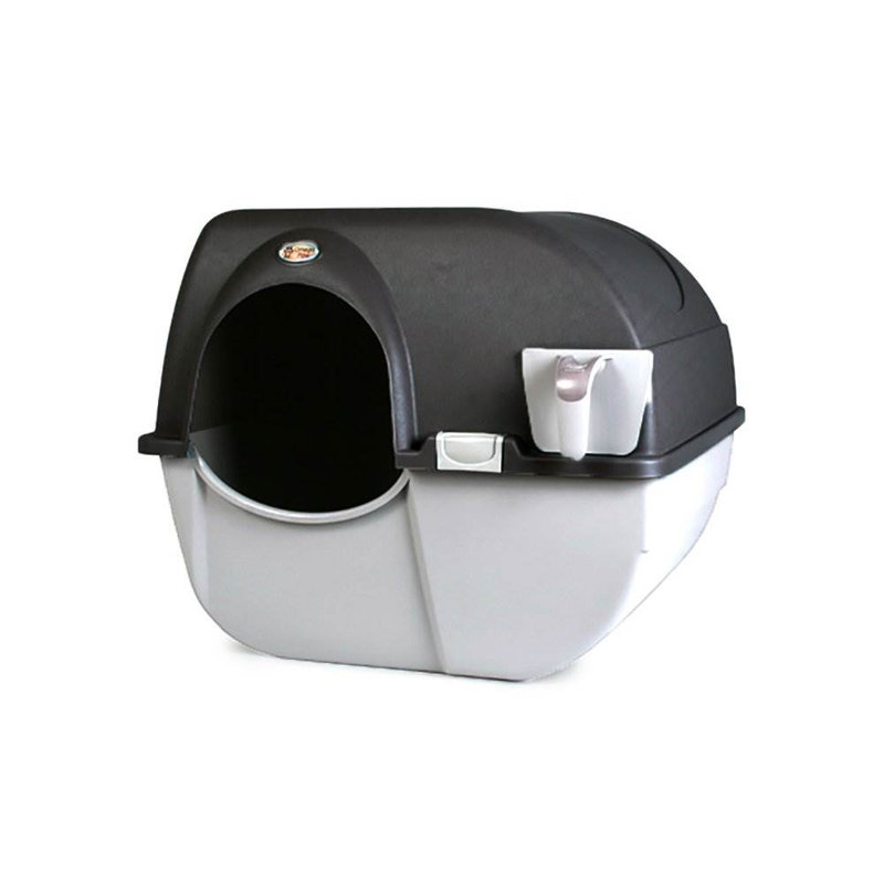 Plastic Enclosed Self-Cleaning Litter Box with Scoop