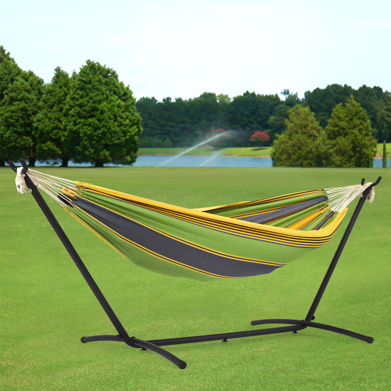 Aarvik Hammock with Stand, Green/Grey