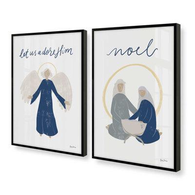 Bethlehem's Glow I, ensemble de 2 reproductions d'art