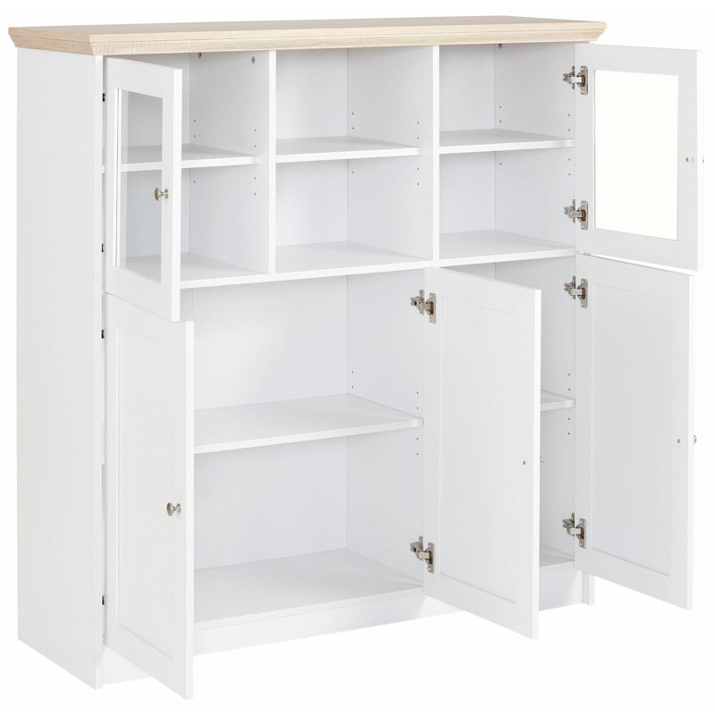 Plevna 120cm Sideboard, White/Oak