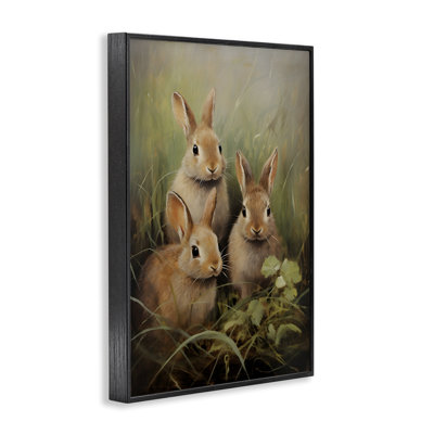 «Baby Bunny Trio», estampe numérique par Petal Prints Design