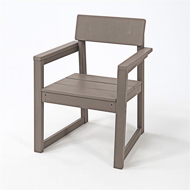Chaise de salle à manger d'extérieur, Bois