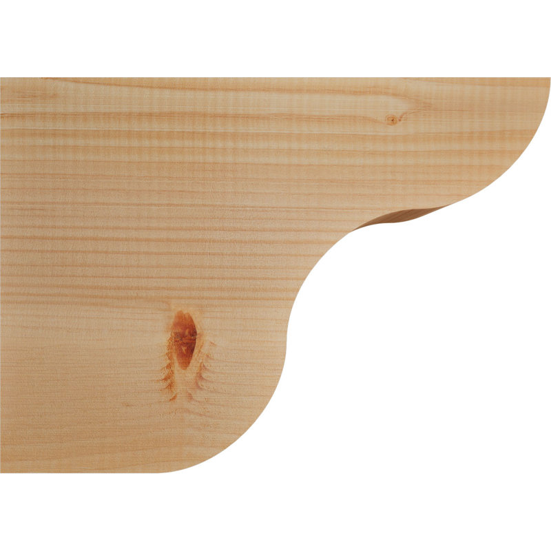 Queue de chevron lisse Carmel, Douglas, H 12 po x l 3 1/2 po x L 16 po