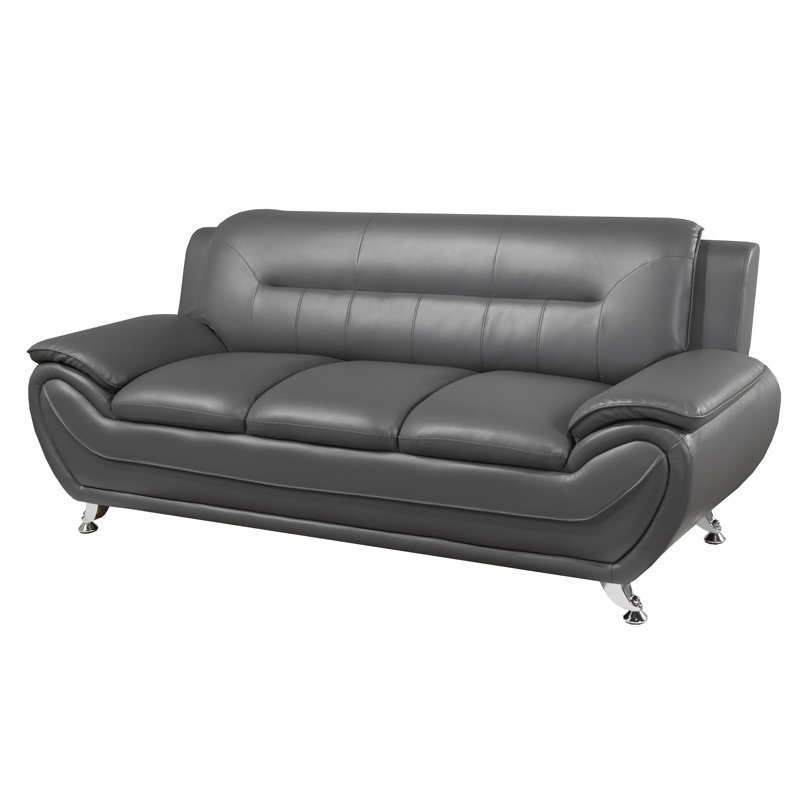 Maghakia 76 " Faux Leather Sofa