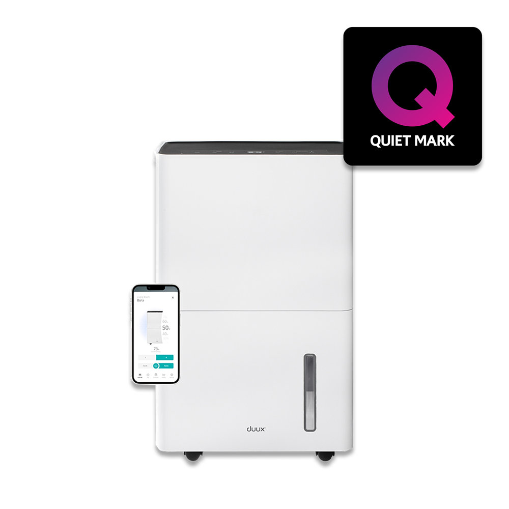 Duux Bora Smart Dehumidifier 20L | Clothes Drying Mode | 4L Water Tank