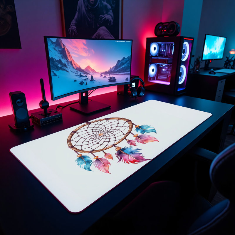 Polyester Desk Pad, 23.6x13.8