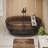 Marfa 59'' x 30'' Runway Semi Transparent Resin Freestanding Soaking Bathtub-102880149