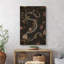 Moody floral serpent squelette gothique Moody foncé, œuvres d'art moderne, décor-101165856-101165860