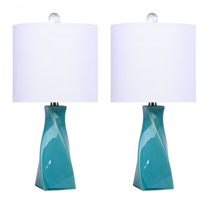 Tamworth Ceramic Novelty Lamp, Turquoise