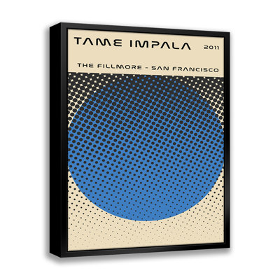 «Tame Impala Live in San Francisco», reproduction sur toile flottante