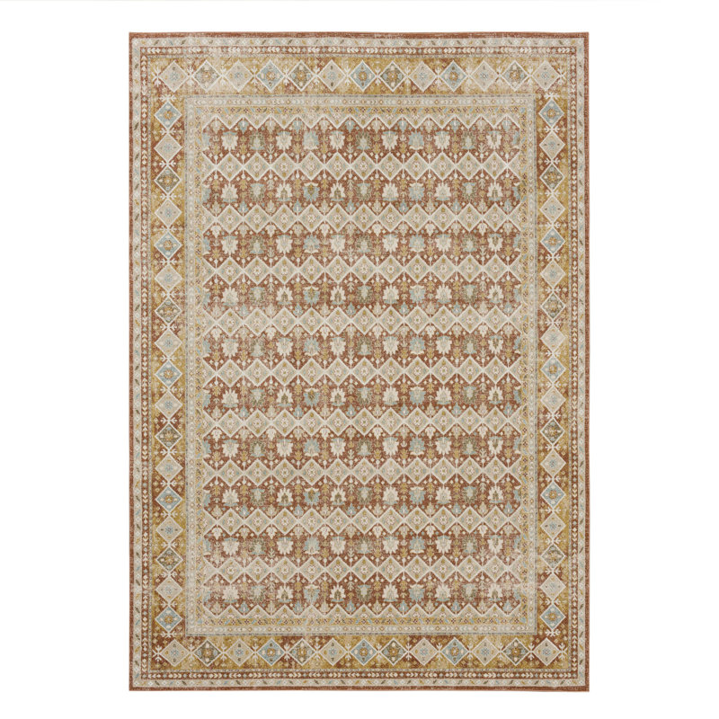 Tapis d'intérieur en terre cuite Windermere Karastan Staveley, Rectangle 10 pi x 14 pi