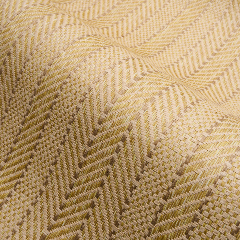 Zig Zag Paperweave Wallpaper, Sesame