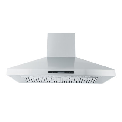 PROLINE 60-Inch Wall Mount Range Hood, CFM 1800, Stainless Steel, ULTRA-QUIET Blower Motor, 4 Speed, 3-Year Warranty