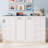 Twin Size Murphy Bed Folds into Cabinet, Hidden Wall Bed with LED Lights, Hydraulic Lift, Desk Mode-245693662