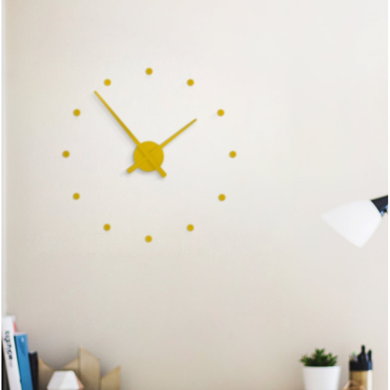 OJ Wall Clock, Small, Mustard