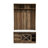 Syndi Hall Tree 40.6'' Wide with Bench and Shoe Storage-1487357445