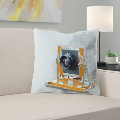 Mori Camera Outdoor Square Pillow Cover & Insert