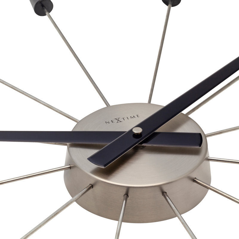 Horloge murale noire