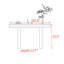 Console de style moderne en pierre frittée-627880864