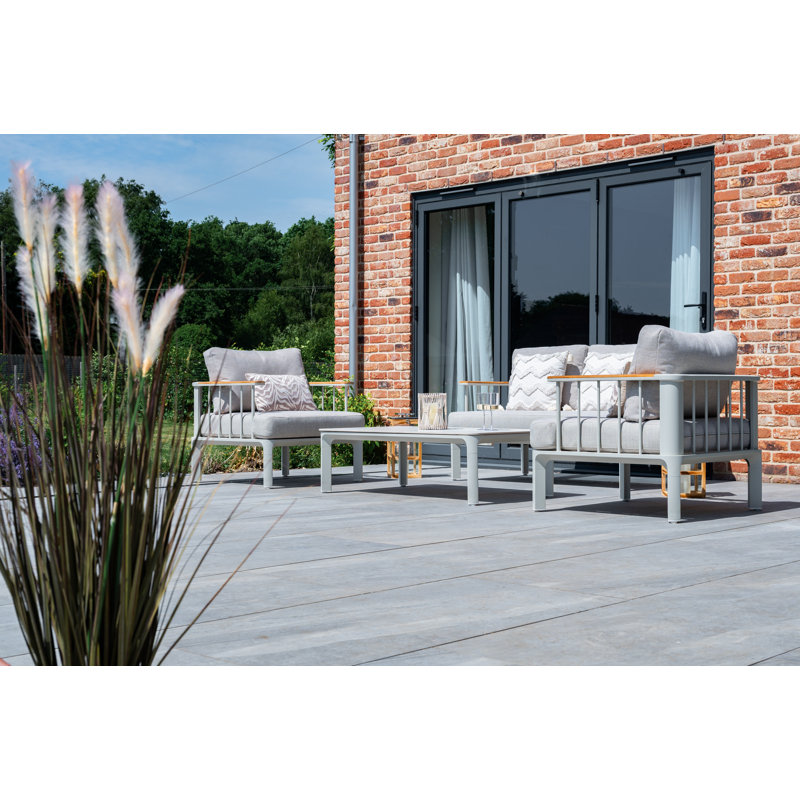 Taunton Teak Aluminium Lounge Set