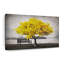 Impression sur toile arbre jaune-740428969