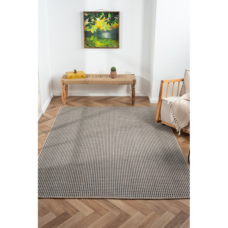 Owenn Rectangle Jute / Sisal Dhurrie, Rectangle 120 x 180cm