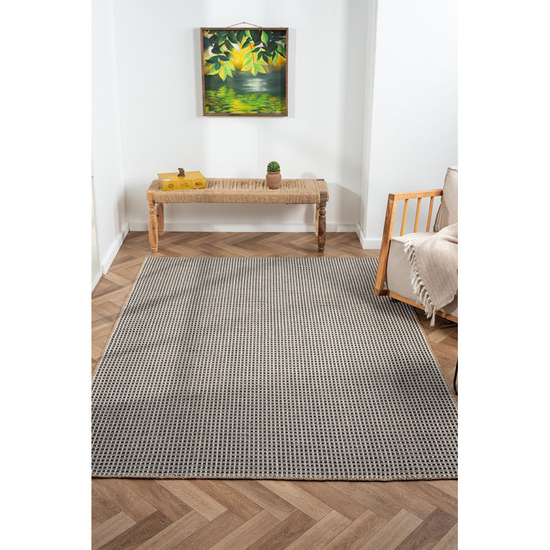 Owenn Solid Colour Jute / Sisal Area Rug, Rectangle 80 x 300cm