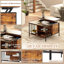 Table basse à plateau relevable avec rangement Farmhouse