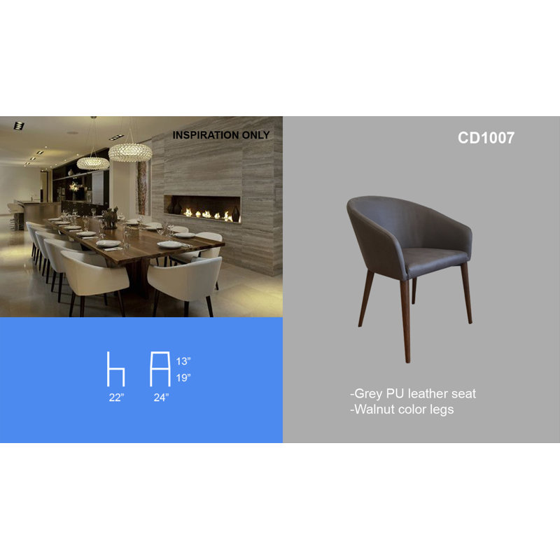 Fauteuil rembourré brun