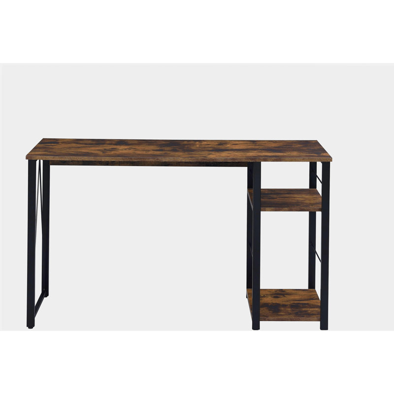 Bureau d'écriture Vadna, Chêne / noir