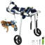 Fauteuil roulant 2 roues pour chien avec pattes arrière, fauteuil roulant pour animal de compagnie