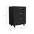 Medford 3-Drawer Rectangle Chest With Caster Black Wengue