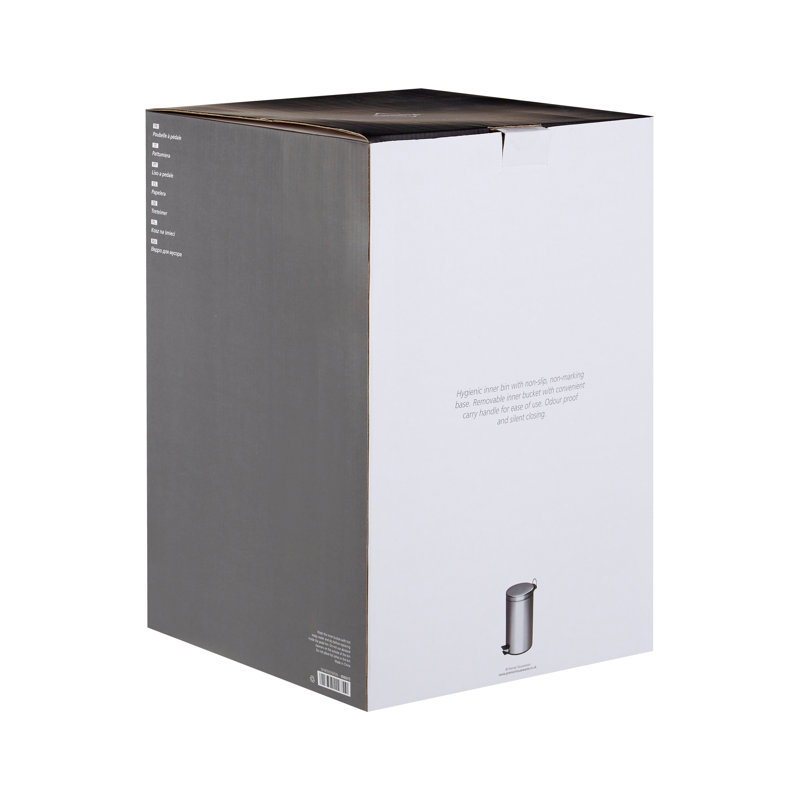 Metal Kitchen Trash Can, 12 L