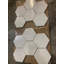 4 in. x 4 in. Honeycomb Honed Marble Tile