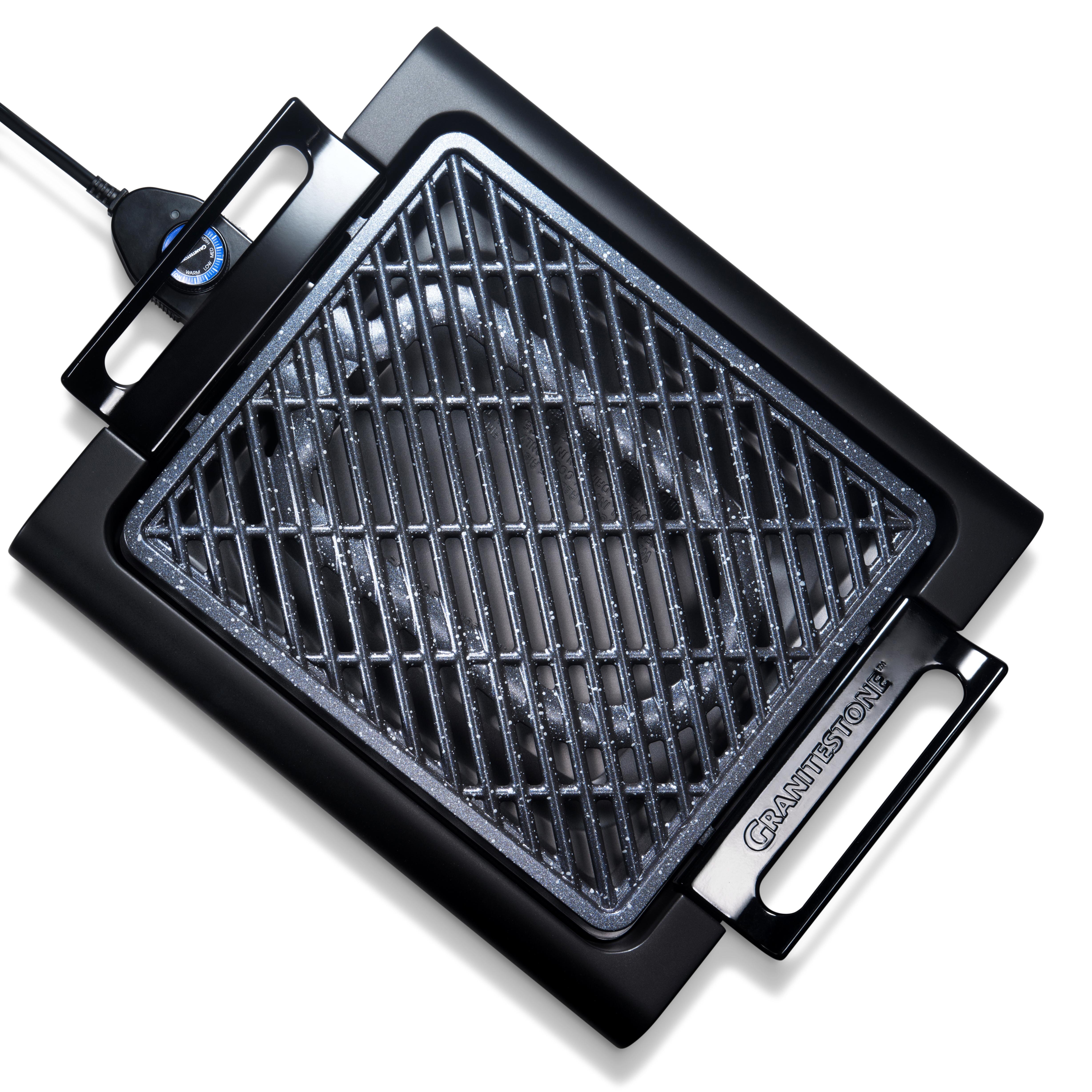 Chefman Electric Griddle, Fully Immersible & Dishwasher Safe, Black 
