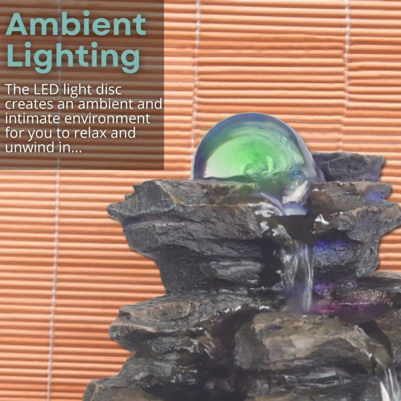Kentlyn Outdoor Waterfall Fountain