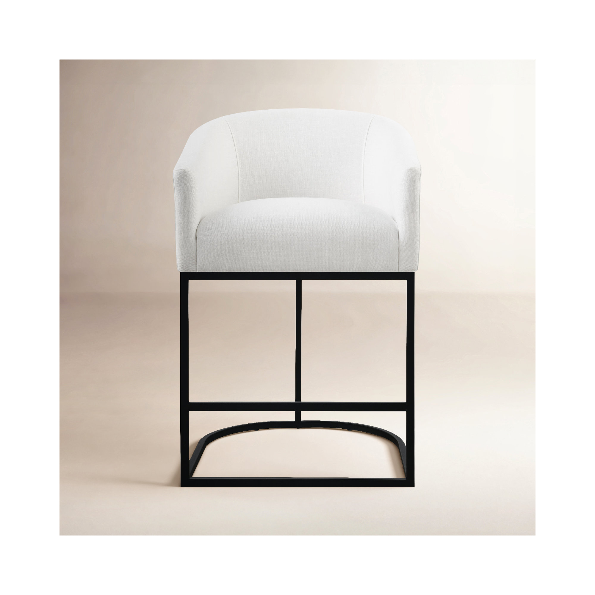 Austri Counter & Bar Stool, Counter Stool (25.6" Seat Height), White