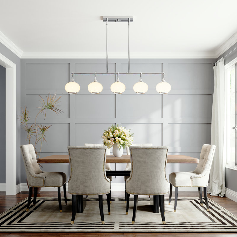 5 - Light Pendant, Polished Chrome