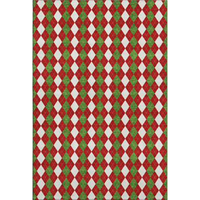 Premium Machine Washable Dockside AMF1812 Holiday Rug