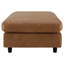 Repose-pieds rectangulaire en cuir véritable 45 po Fleetwood-118016518