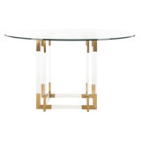 Round Glass Dining Table