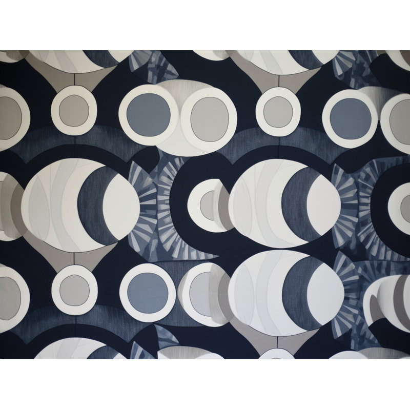 Funky Bedding, Twin Comforter, Gray/Navy Abstract