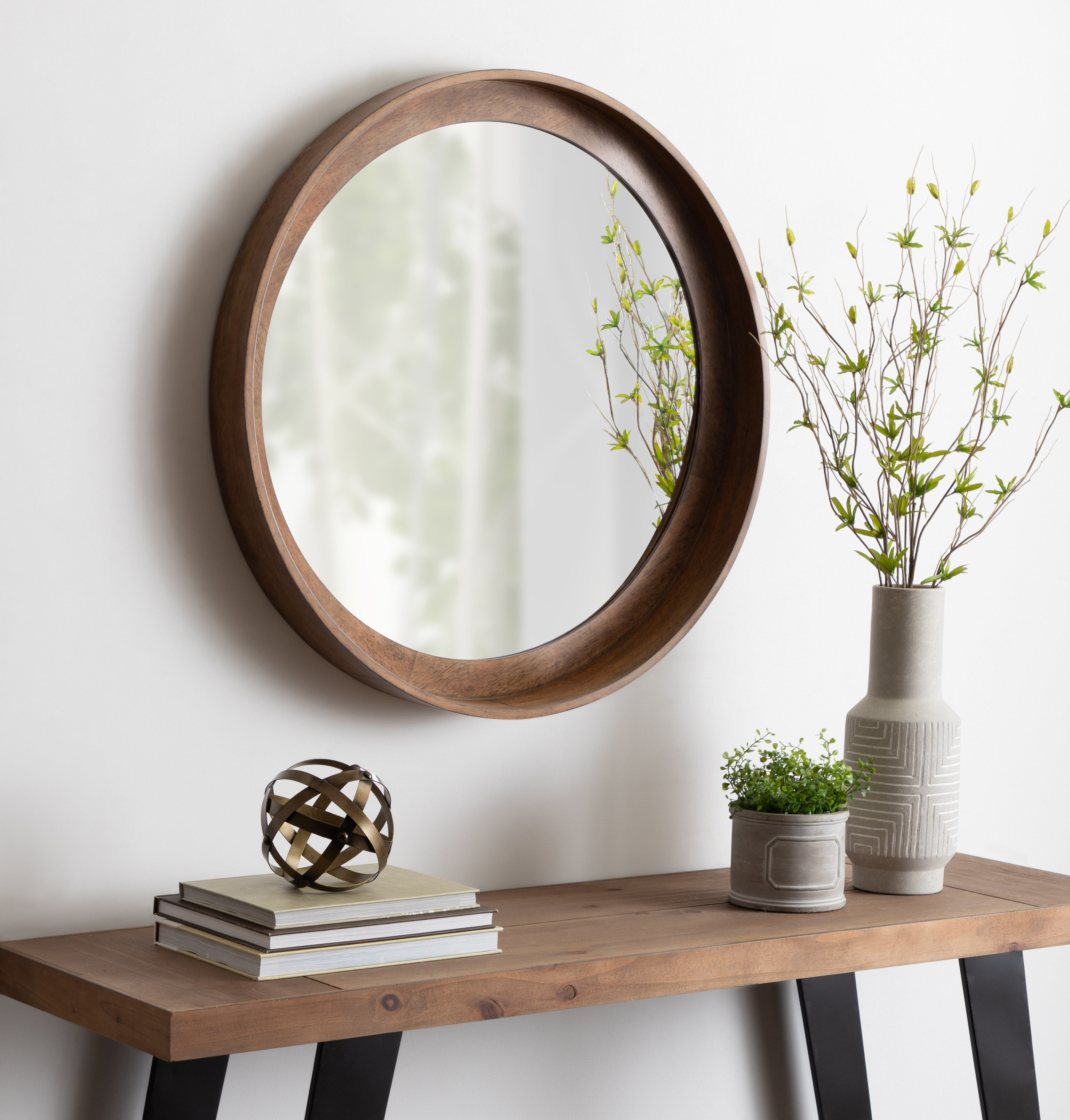 Birch Lane™ Round Wall Mirror & Reviews | Wayfair