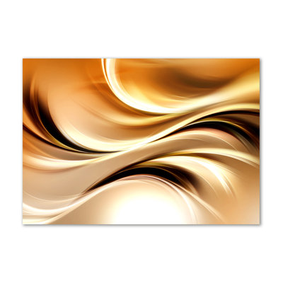 Abstract Waves - Wrapped Canvas Print