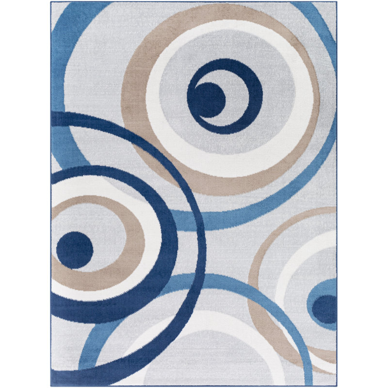Adedamola Abstract Indoor Rug, Rectangle 5'3" x 7'